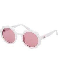 Guess - Gu00127 21S Sunglasses Injected Bordeaux Round Normal - Lyst