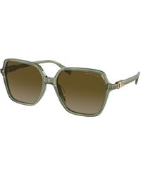 Michael Kors - Mk2196U Jasper 394413 Sunglasses Acetate Squared Normal Shaded - Lyst