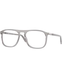 Persol - Po3392V 309 Optical Frames Acetate Transparent Squared Normal - Lyst