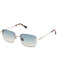 Tom Ford - Ft1354 Jake-02 28P Sunglasses Metal Squared Normal - Lyst