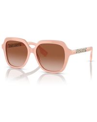 Burberry - Be4389 Joni 406113 Sunglasses Acetate Squared Normal Shaded - Lyst