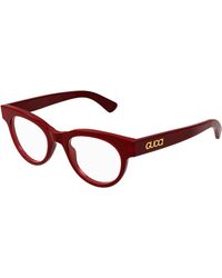 Gucci - Gg1792O 004 Optical Frames Acetate Transparent Round - Lyst