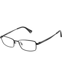 Emporio Armani - Ea1169D 3001 Optical Frames Metal Pillow Normal - Lyst