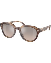 Michael Kors - Mk2216U Eger 39776I Sunglasses Acetate Round Normal Mirror - Lyst