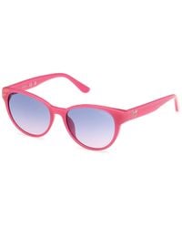 Guess - Gu00128 72Z Sunglasses Injected Cat Eye Normal - Lyst
