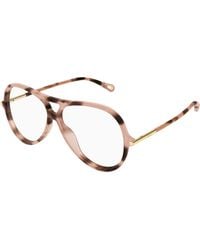 Chloé - Ch0398O 003 Optical Frames Acetate Transparent Round - Lyst