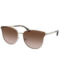 Michael Kors - Mk1120 Salt Lake City 101413 Sunglasses Metal Round Normal Shaded - Lyst