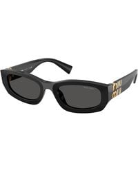 Miu Miu - Mu B04S 16K08Z Sunglasses Acetate Geometric Normal - Lyst