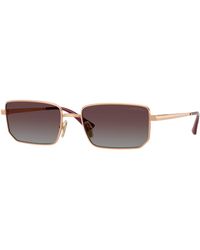 Vogue Eyewear - Vo4352S 515262 Sunglasses Metal Geometric Polarized Nuanced - Lyst