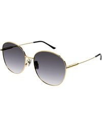 Gucci - Gg1416Sk 001 Sunglasses Metal Squared Normal Shaded - Lyst