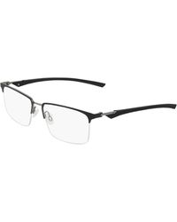 Nike - 4318 001 Optical Frames Metal Squared Normal - Lyst