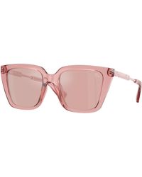 Burberry - Be4473U 41969L Sunglasses Injected Squared Normal Mirror - Lyst