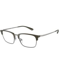 Emporio Armani - Ea3243 3003 Optical Frames Injected Transparent Pillow Normal - Lyst