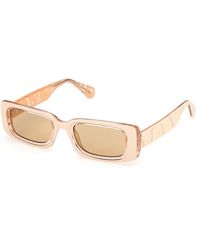 MAX&Co. - Mo0156 21J Sunglasses Injected Roviex Squared Normal - Lyst