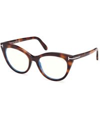 Tom Ford - Ft6091-B 053 Optical Frames Acetate Cat Eye Normal - Lyst