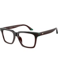 Emporio Armani - Ea3272U 6315 Optical Frames Acetate Squared Normal - Lyst