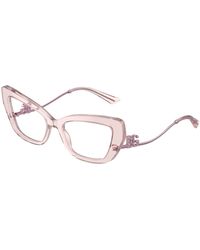 Dolce & Gabbana - Dg3391B 3148 Optical Frames Acetate Transparent Cat Eye Normal - Lyst