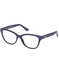 Guess - Gu50308 001 Optical Frames Acetate Squared Normal - Lyst
