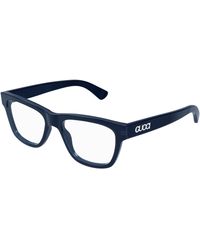 Gucci - Gg1795O 003 Optical Frames Acetate Transparent Squared - Lyst