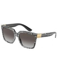 Dolce & Gabbana - Dg6165 33138G Sunglasses Plastic/ Squared Normal Nuanced - Lyst