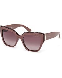 Guess - Gm00029 59F Sunglasses Acetate Squared Normal - Lyst