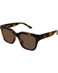 Balenciaga - Bb0433Sk 006 Sunglasses Acetate Squared - Lyst