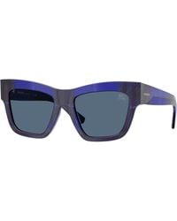 Burberry - Be4449 411480 Sunglasses Acetate Squared Normal - Lyst