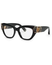 Philipp Plein - Vpp140M Plein Hera 869 Optical Frames Acetate Butterfly - Lyst