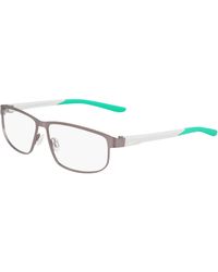 Nike - 8157 070 Optical Frames Metal Squared Normal - Lyst