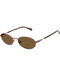 Emporio Armani - Ea2175 300693 Sunglasses Metal Round Normal - Lyst