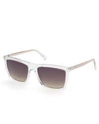 Guess - Gu00313 26B Sunglasses Injected Smoke Squared Normal - Lyst
