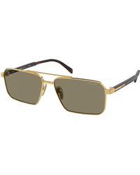 Prada - Pr A57S 5Ak90F Sunglasses Steel Squared Normal - Lyst