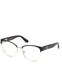 Guess - Gu50382 2 Optical Frames Metal Round Normal - Lyst