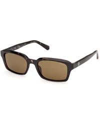 Guess - Gu00365 20E Sunglasses Injected Squared Normal - Lyst
