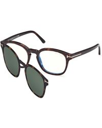 Tom Ford - Ft5532-B 52N Optical Frames Acetate Round Normal - Lyst