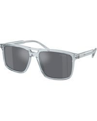 Prada - Pr A22S 19T175 Sunglasses Acetate Squared Normal Flash - Lyst