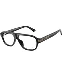 Emporio Armani - Ea4285U 50171W Sunglasses Acetate Transparent Pilot Normal - Lyst