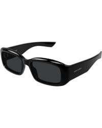 Saint Laurent - Sl 809 001 Sunglasses Acetate Squared - Lyst