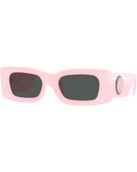 Versace - Ve4474U 548587 Sunglasses Injected Squared Normal - Lyst