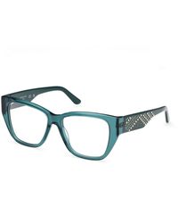 Guess - Gm50019 098 Optical Frames Acetate Squared Normal - Lyst