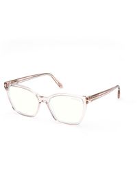 Tom Ford - Ft5812-B 072 Optical Frames Acetate Butterfly Normal - Lyst