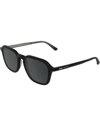 Calvin Klein - Ck26507S 001 Sunglasses Acetate Smoke Squared Normal - Lyst
