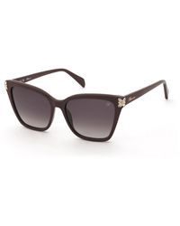 Blumarine - Sbm246S 09Fd Sunglasses Acetate Butterfly Normal Nuanced - Lyst