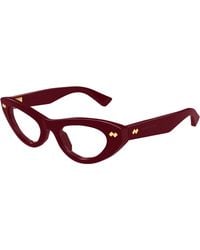 Bottega Veneta - Bv1354O 004 Optical Frames Acetate Transparent Cat Eye - Lyst