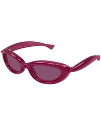 Bottega Veneta - Bv1484S 004 Sunglasses Bio-Injected Cat Eye - Lyst