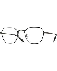 Oliver Peoples - Ov1334 Levison 5284 Optical Frames Metal Transparent Squared Normal - Lyst