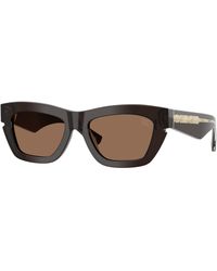 Burberry - Be4454 411673 Sunglasses Acetate Cat Eye Normal - Lyst