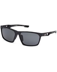 adidas Originals - Sp0101 02D Sunglasses Injected Smoke Squared Polarized - Lyst