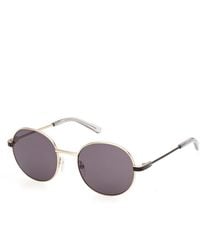adidas Originals - Or0153 32A Sunglasses Injected Smoke Round Normal - Lyst