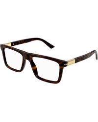 Gucci - Gg1504O 006 Optical Frames Acetate Transparent Squared - Lyst